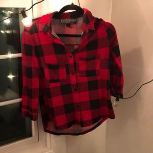 Red and black flannel 3/4